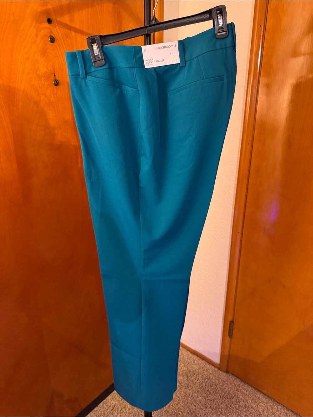 Liz Claiborne Teal Straight Leg Men’s Dress Pants